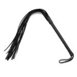 SM Leather Whip, Feather Tickler Paddle and Blindfold Sex Toy for Couples BDSM Bondage Set - Image 5