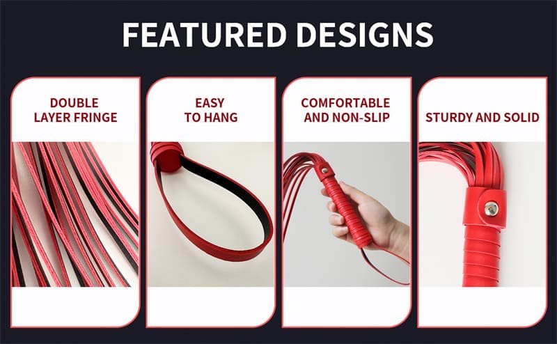 Sex Whip Sex Toy for Couples BDSM Spank Bottom Fetishism Sexual Abuse Porn Whip for Role Play