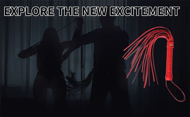 Sex Whip Sex Toy for Couples BDSM Spank Bottom Fetishism Sexual Abuse Porn Whip for Role Play